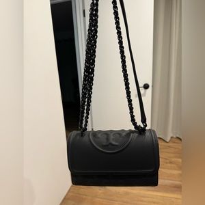 Tory Burch small Fleming bag. Barely used. In great condition